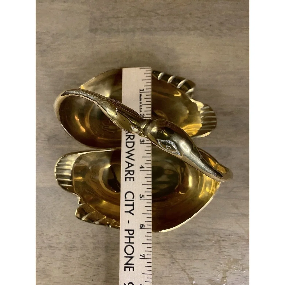 Vintage Solid Brass 6X7